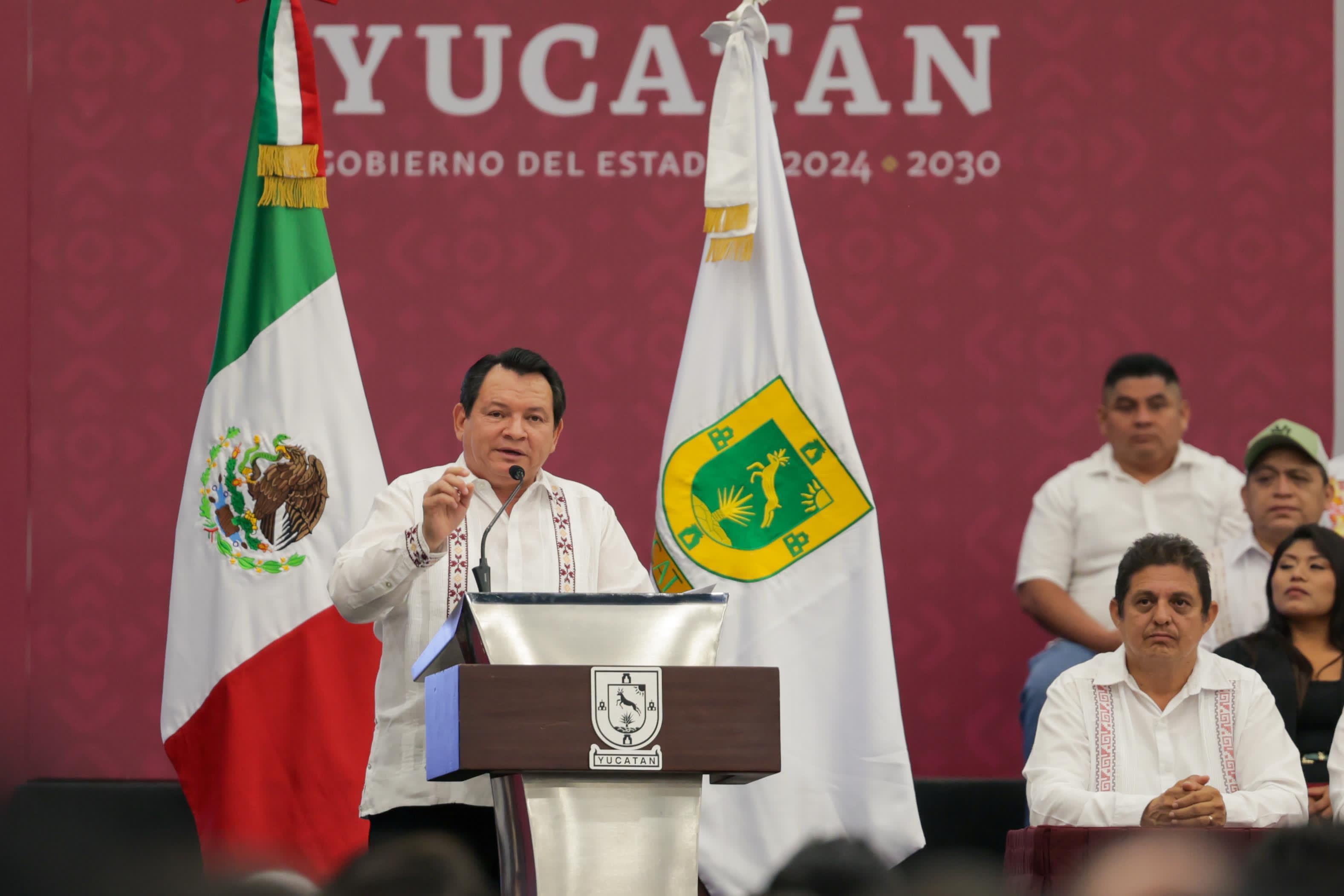 El Gobernador Joaquín Díaz Mena presentó el Plan Estatal de Desarrollo Renacimiento Maya 2024-2030